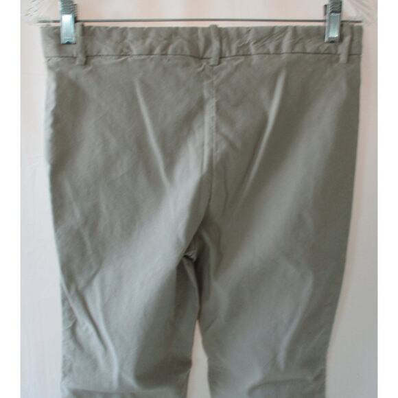 Calvin Klein Women's Tan Mid Rise Taper Leg Stretch Zip Front Pants Size 6 - Picture 5 of 9